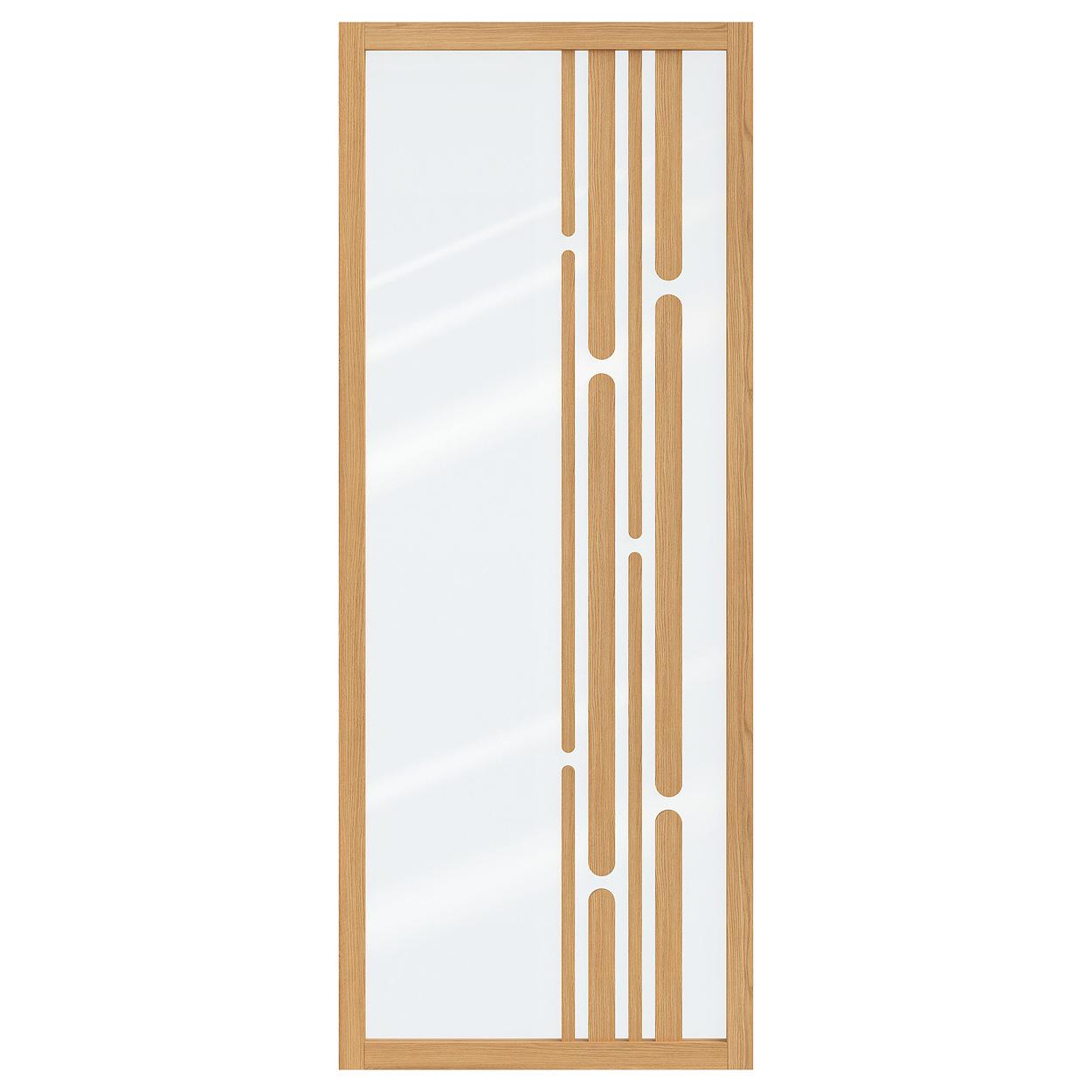 Binnendeur Skantrae SSL 14824 Blank Glas Natural Oak